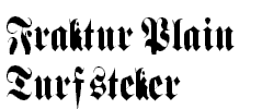 Fraktur Plain