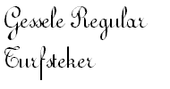 Gessele Regular