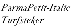 ParmaPetit-Italic