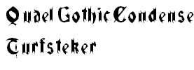 QuaelGothicCondensed